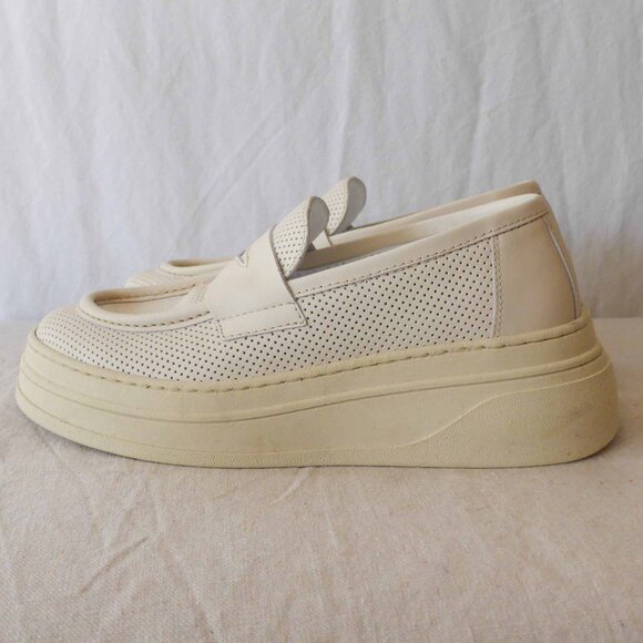 NWT Nila & Nila Women 37 (7) Platform Leather Loafer - Picture 4 of 16